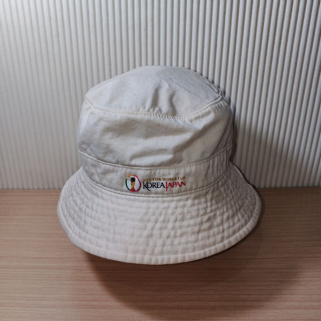 Topi Bucket Hat Vintage 2002 FIFA World Cup Korea Japan - Official Licensed