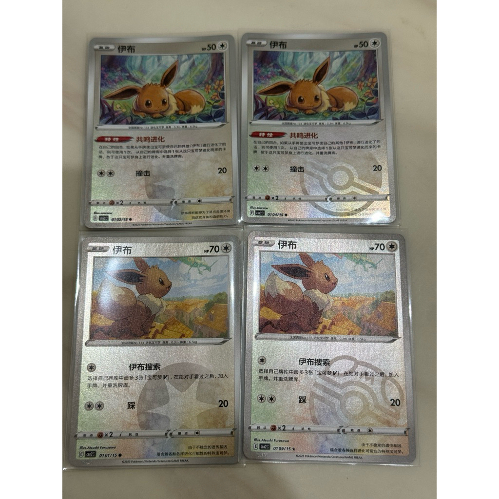 Eevee Master Set Pokemon Card Chinese Simplified