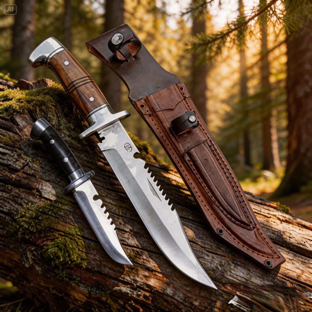 pisau set Rambo tactical survival outdoor