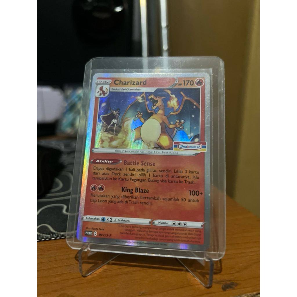 charizard promo indomaret holo last stok
