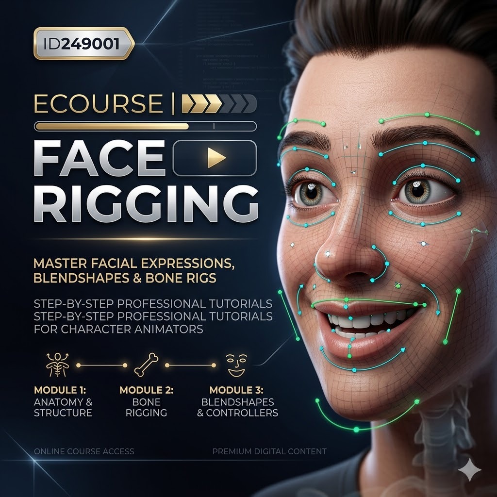 ID249001 - Ecourse Face Rigging