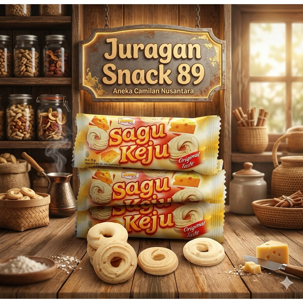 Biskuit Sagu Keju Renceng (20pcs)