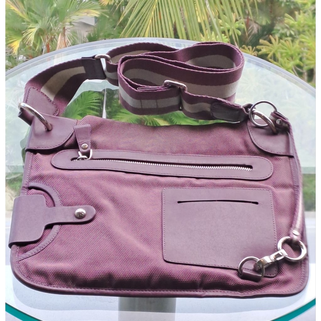 Bally** Tas Canvas Selempang Pria/Wanita