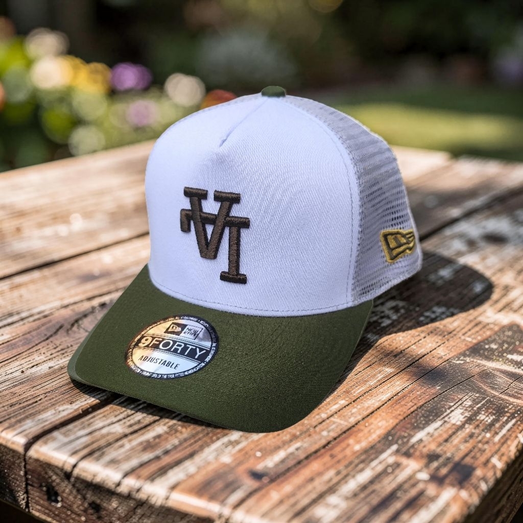 Topi New Era Trucker Buffalo NY 9FORTY Jaring Baseball Cap Pria Wanita Premium Quality