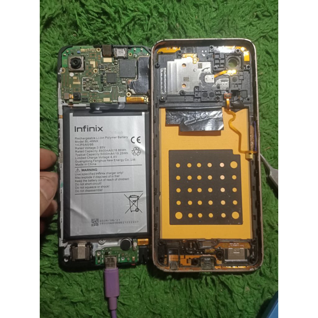 Unit Infinix Hot 30i Mati Janda hanya Hidup LED saja (Baca Deskripsi)