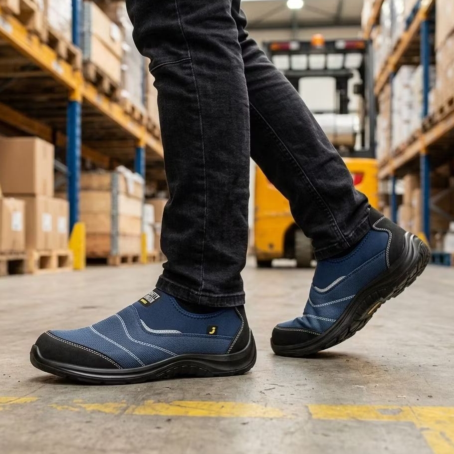 Sepatu Safety Jogger Yukon Navy Biru Blue