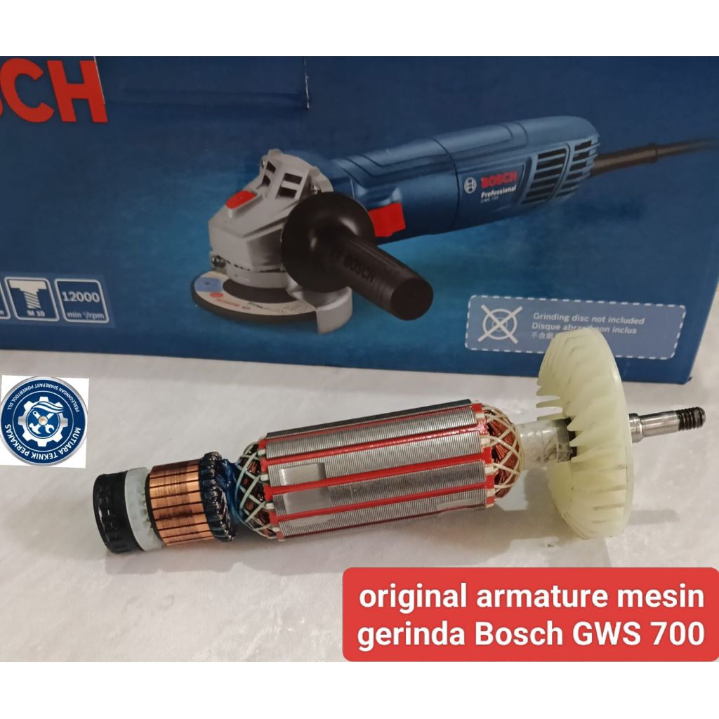 original armature mesin gerinda Bosch gws 700