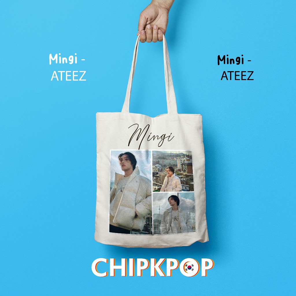 [PACKAGE SET] TOTEBAG MINGI ATEEZ I MINGI ATEEZ I MINGI ATEEZ KPOP I TOTEBAG KPOP I TOTEBAG ATEEZ KP