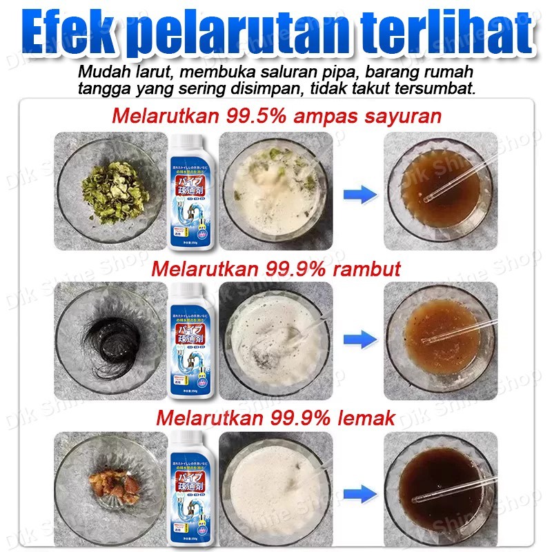 Pembersih Pipa Mampet Cairan anti sumbat Anti sumbat saluran air Pembersih saluran pipa tersumbat