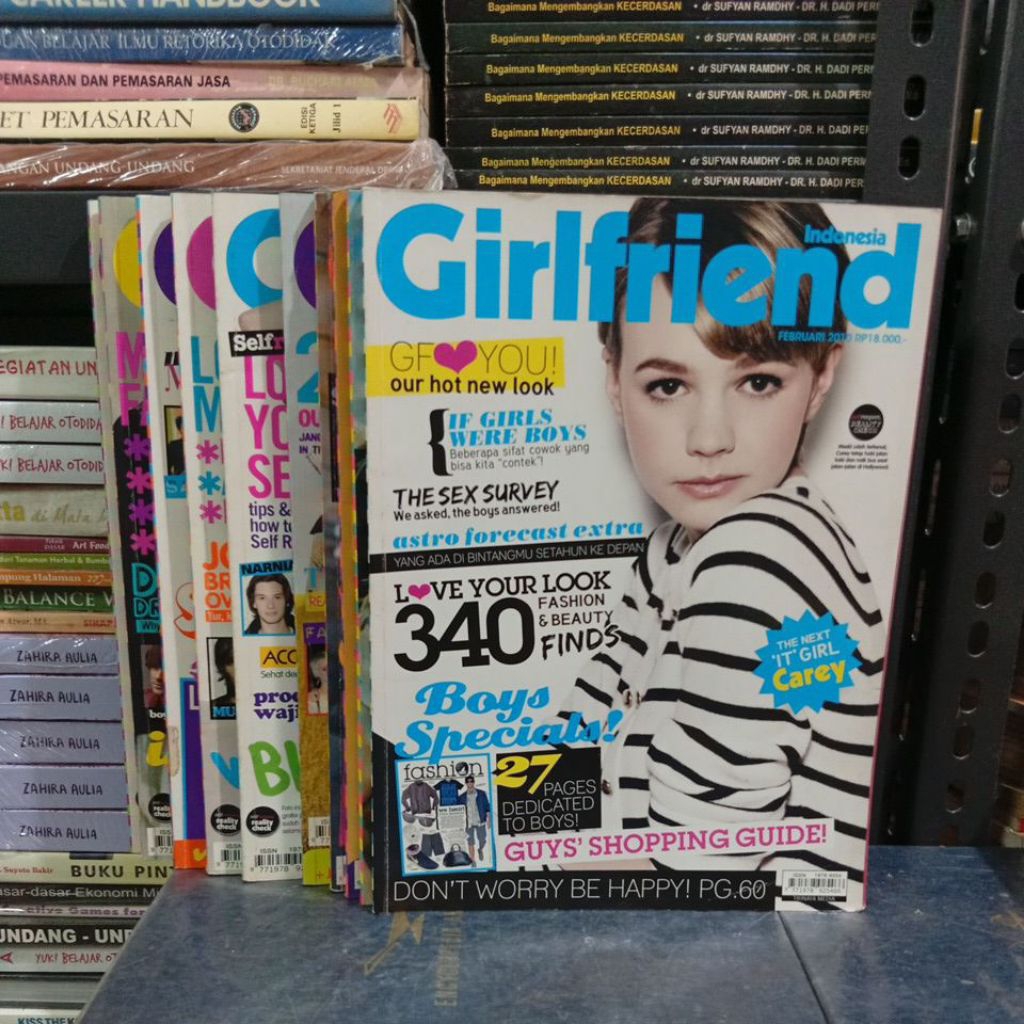 Majalah Original Girlfriend Indonesia Bekas boleh beli satuan ada Variannya