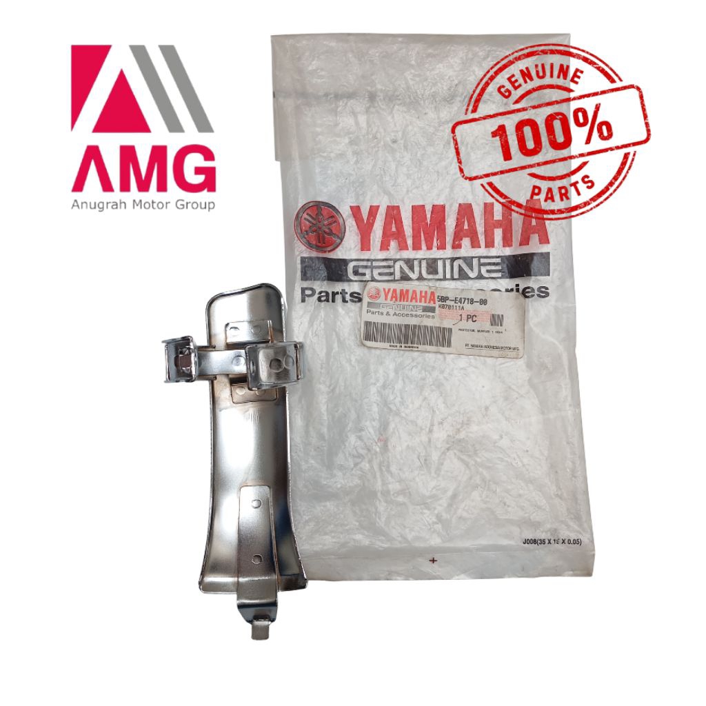 PROTECTOR, MUFFLER 1 YAMAHA SCORPIO (5BP-E4718-00) / COVER TUTUP KNALPOT / PELINDUNG COVER TAMENG
