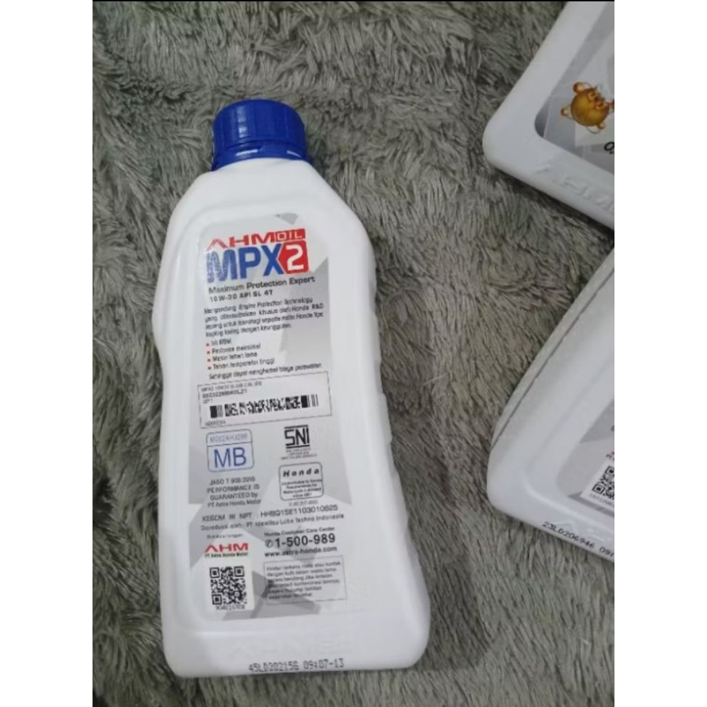 Mpx2 0.8 Asli oli Ahm Asli original ahm