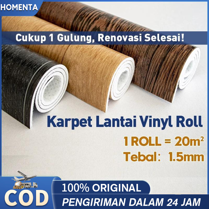Terlarisss Homenta karpet vinyl lantai Roll Ketebalan 1.5mm vinyl lantai aesthetic lantai vinyl
