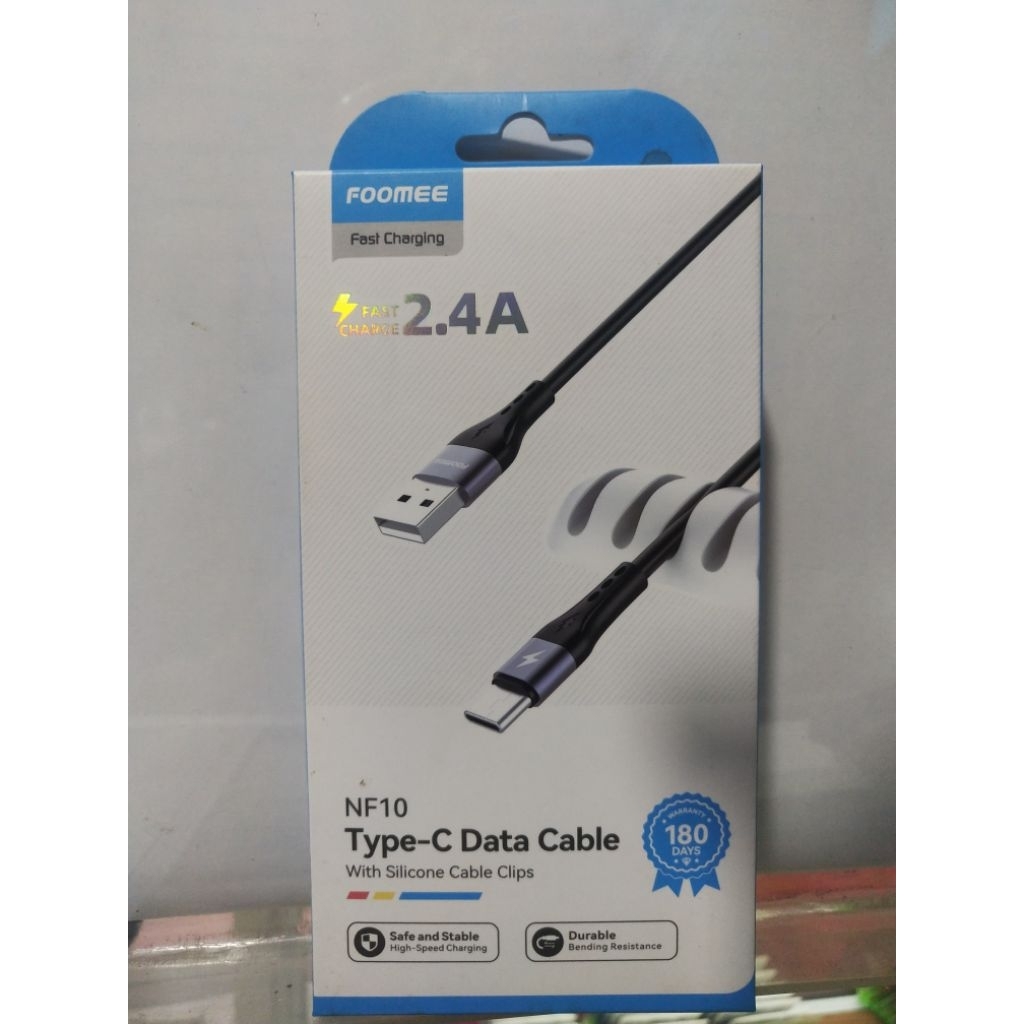 FOOMEE TYPE-C NF10 DATA CABLE BLACK