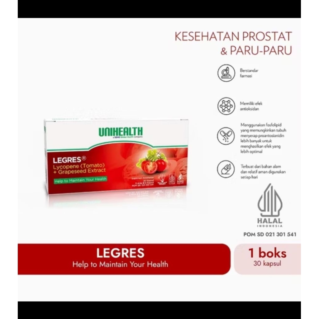 Legres 30 Kapsul - Unihealth