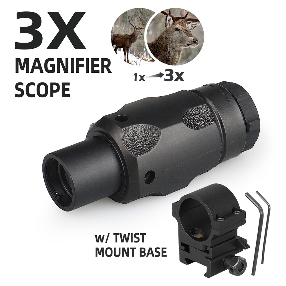 Aimpoint Professional 3XMag-1 Magnifier Scope HK1-0411Sudah termasuk mounting