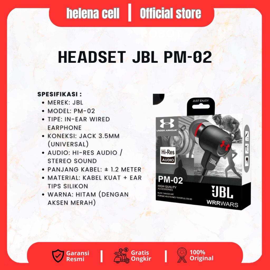 Headset JBL PM-02
