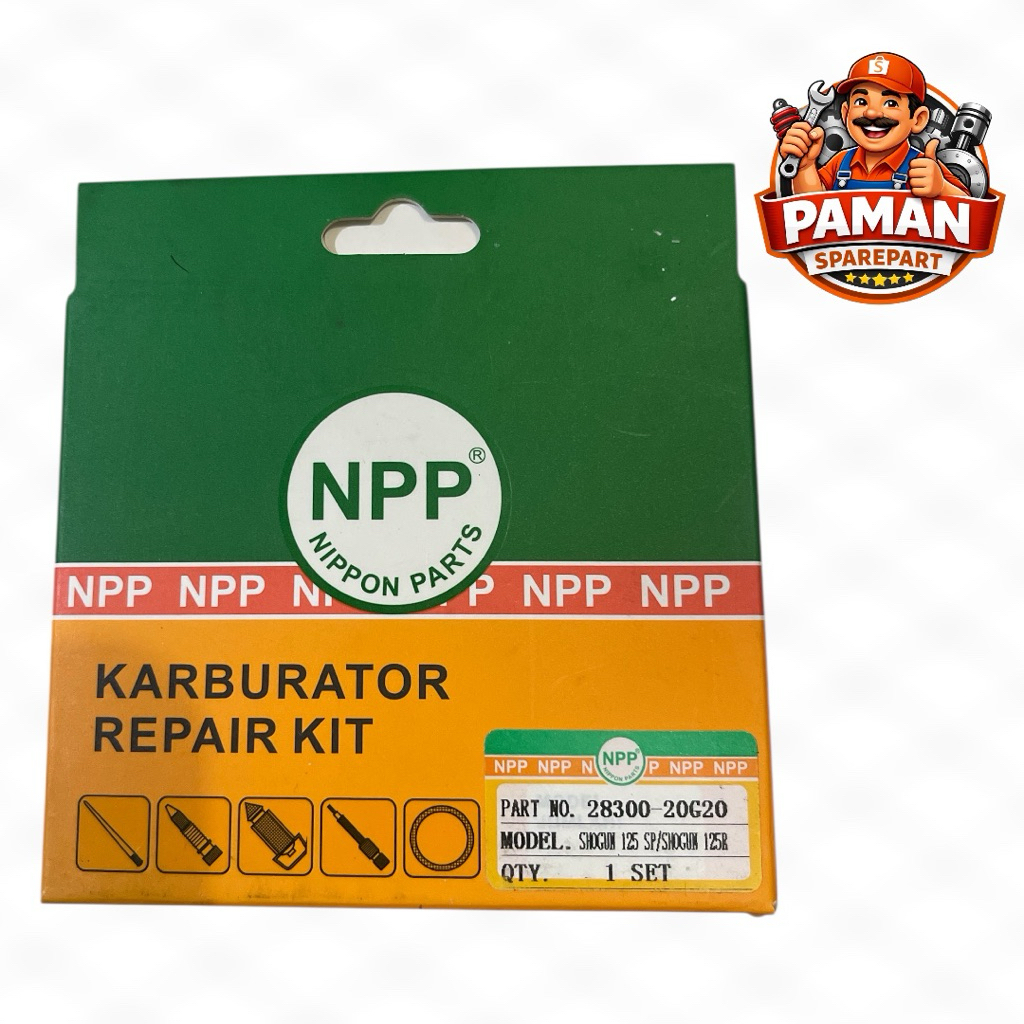 REPAIR KIT KARBURATOR SHOGUN 125 SP NPP / ISI DALAMAN KARBURATOR SHOGUN 125 SP NPP