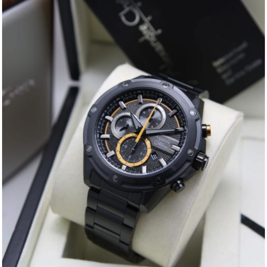 Jam tangan pria Alexandre Christie Ac 6605/Ac6605 / ac 6604 / Ac6604 Rantai Original