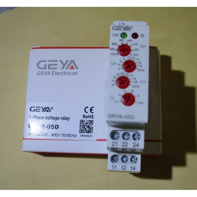 3 Phase Voltage Monitoring Relay GEYA GRV8-05D