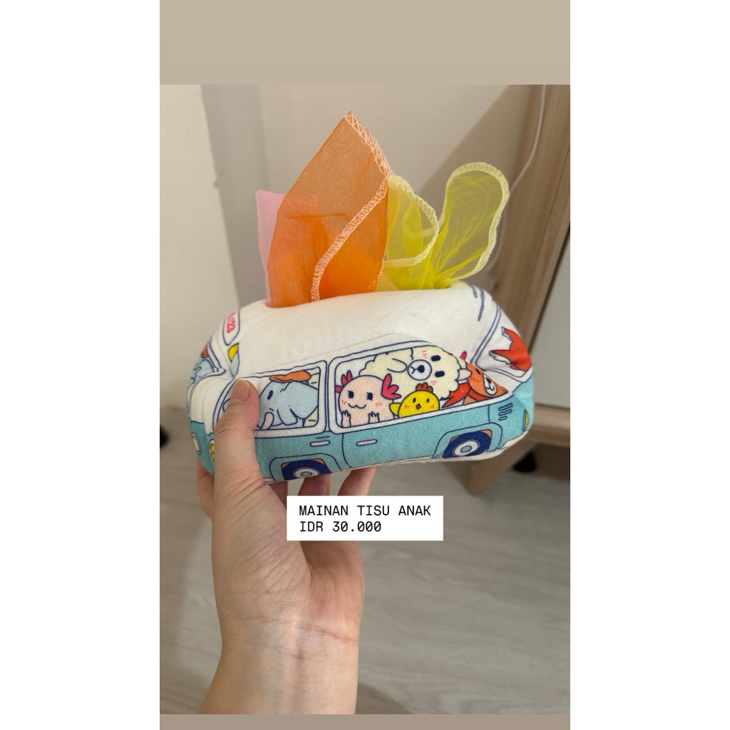 preloved mainan tisu & softbook farmtails