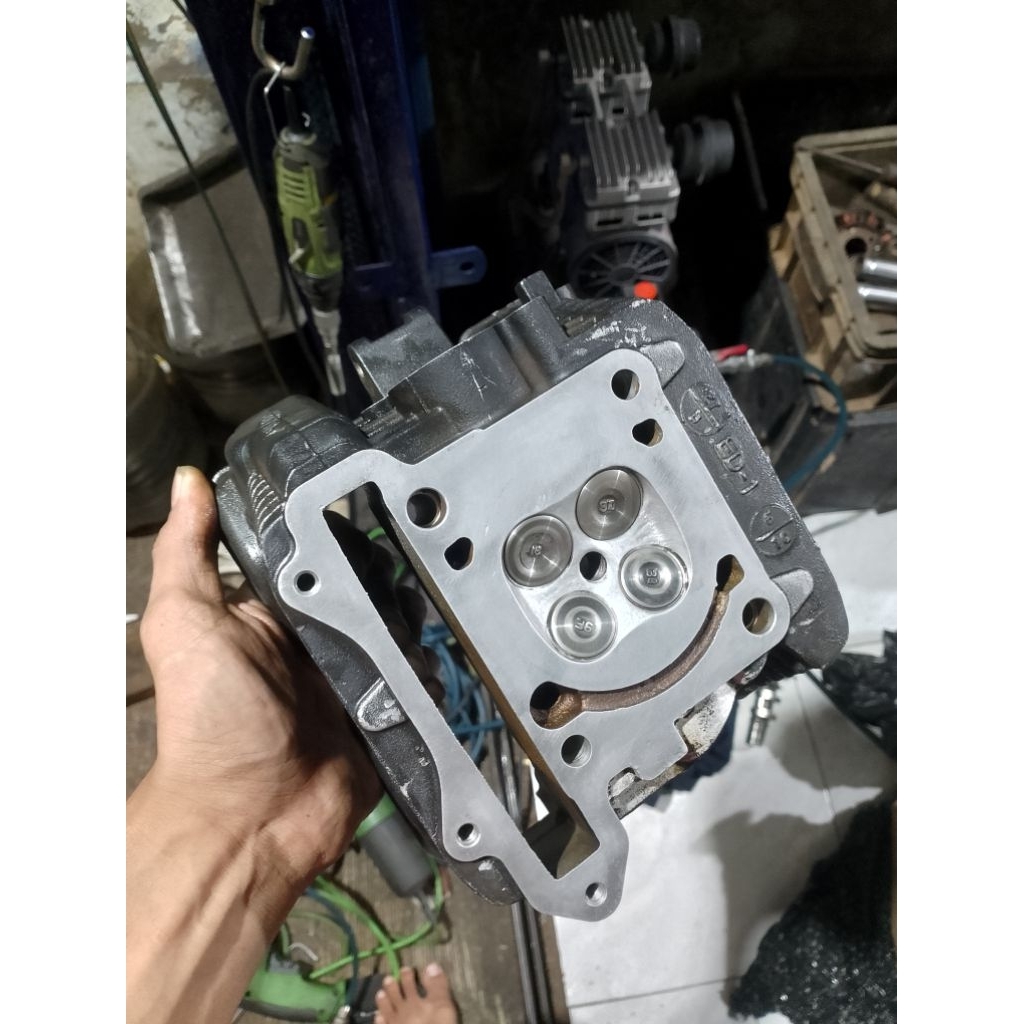 Blok Klep Blok Head Satria Fu karbu Standar Porting Harian