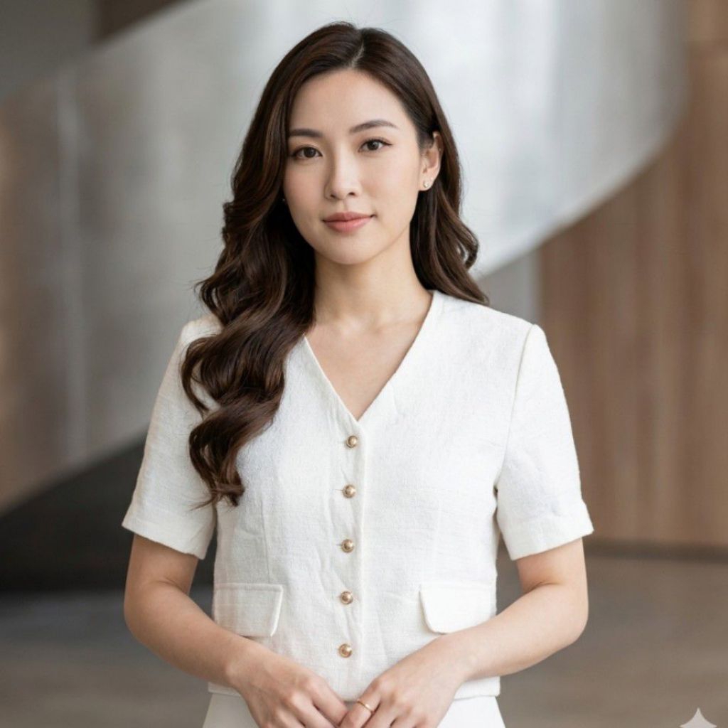 (Harga 95rb) Benito Blazer Short Sleeve Tweed Jacket Blouse Kemeja Mewah Crop Cardigan Uniqlo ZR Gu