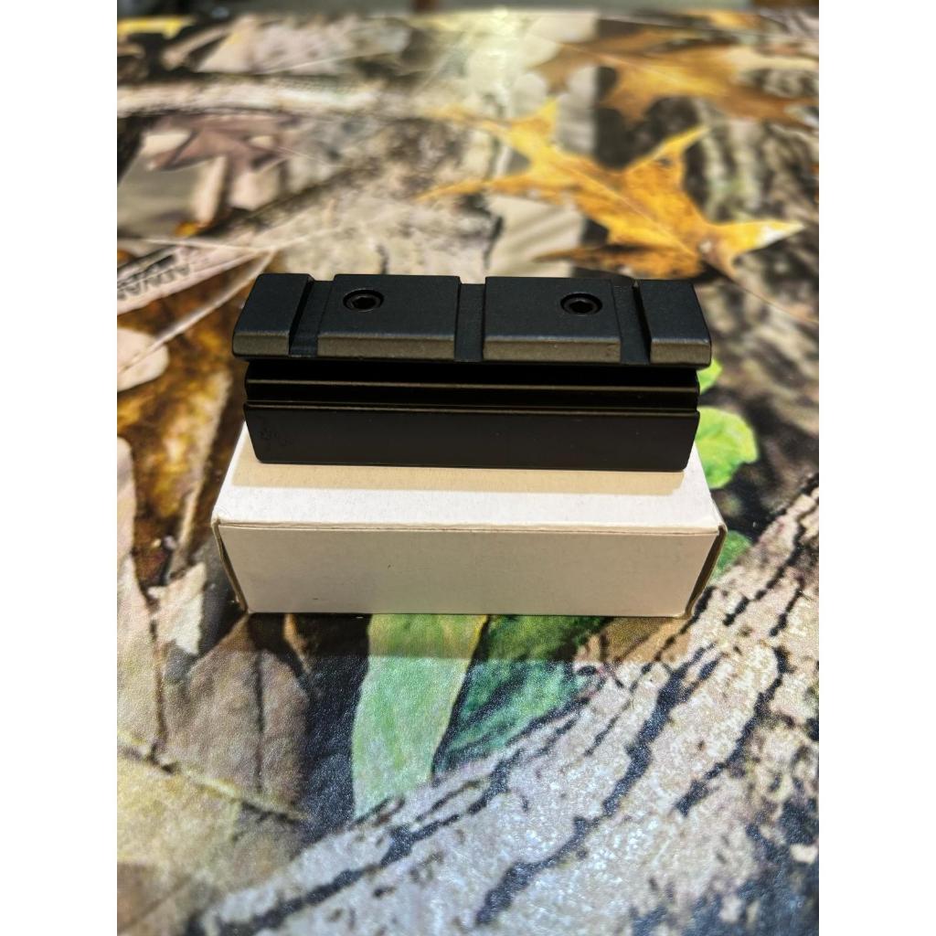 Raiser Mounting Peninggi Rel 11 ke 22 & 11 ke 11 – Adaptor Rail Aluminium Untuk Senapan & Unit Outdo