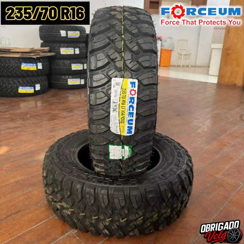 Ban offroad/pacul ring 16 235/70 merk forceum MT08 ukuran 235 70 R16 mobil jimny taft escudo