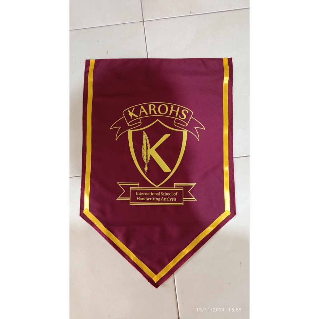 BENDERA CUSTOM SABLON BAHAN KATUN