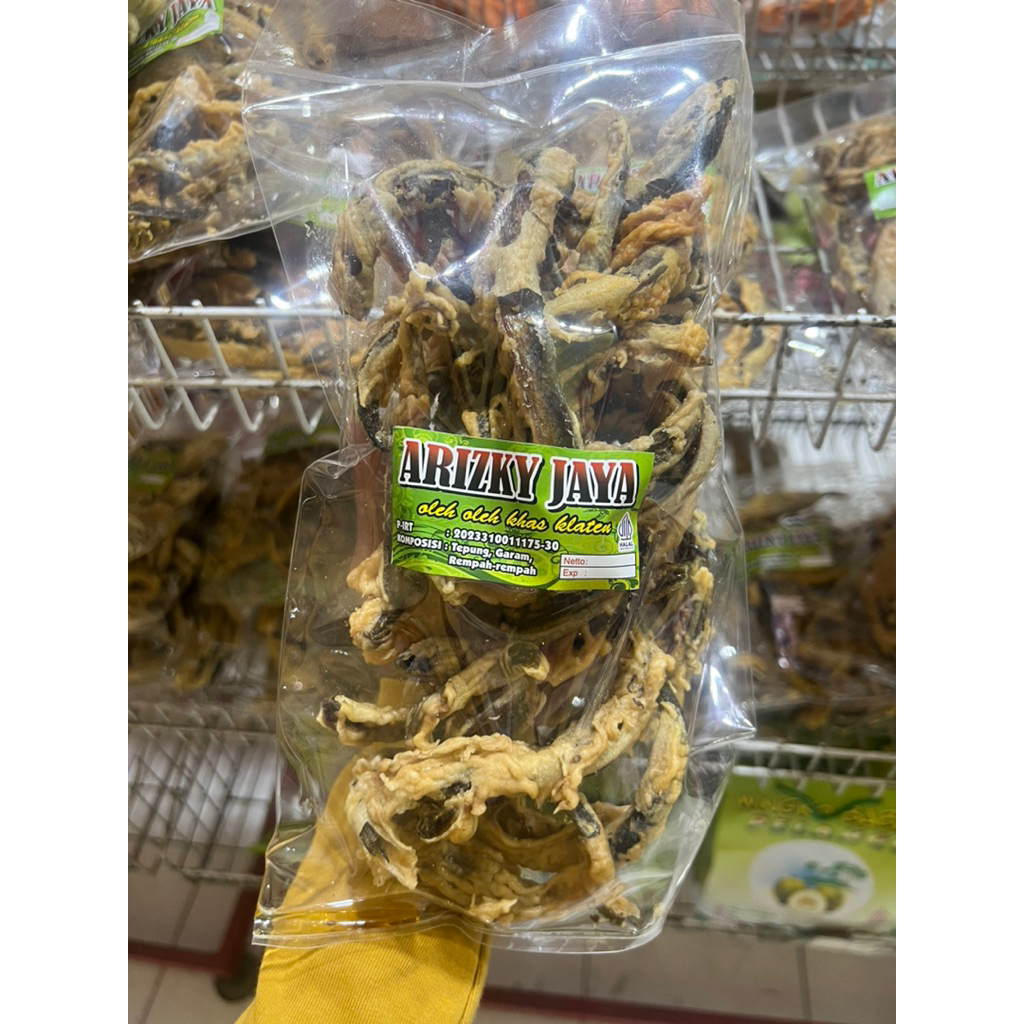 [Ready Stock] Belut Goreng Khas Klaten Kemasan Ekonomis 100 gr dan 200 gr