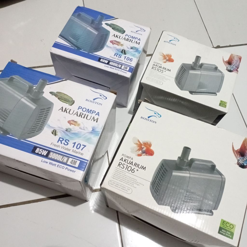POMPA AQUARIUM ROSSTON RS 106 / RS 105+ / RS 106+ Pompa Aquarium Bagus