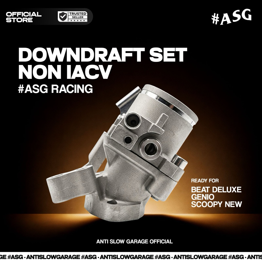 TB DOWNDRAFT BEAT DELUXE/GENIO/SCOOPY NEW ANTI SLOW GARAGE. PAKET DOWNDRAFT BEAT DELUXE/GENIO/SCOOPY