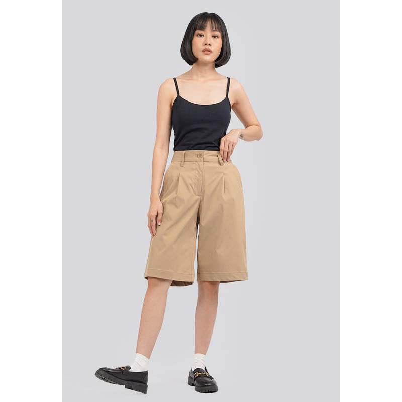 celana bermuda executive Regular Short Pants khaki