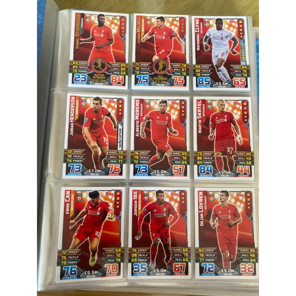 Kartu Common Topps Match Attax 2014-2015 Bulk Club Premier League