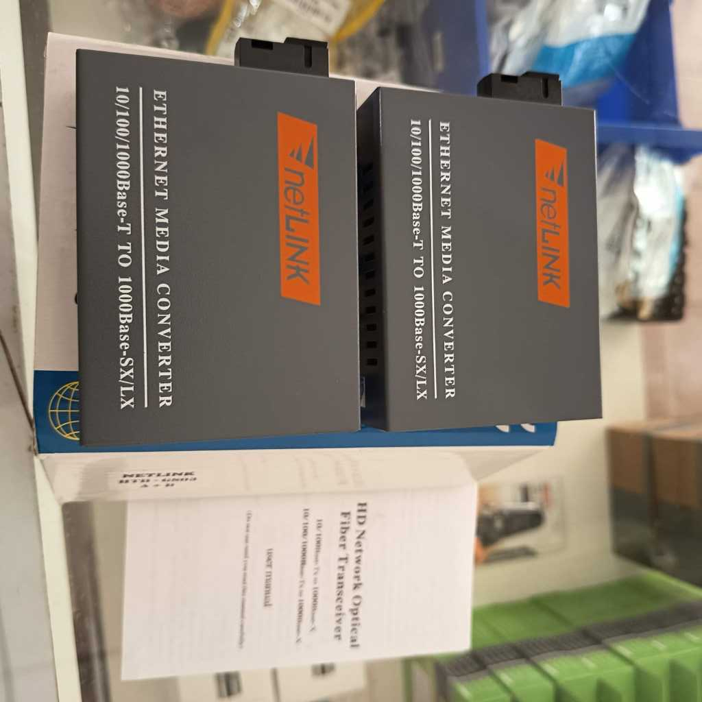 Netlink HTB-GS-03 Gigabit Media Converter RJ45 FO Netlink Gigabit 10 / 100 / 1000 Sepasang