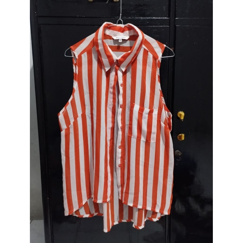 (Preloved) Vest Stripe / Outer Wanita Colorbox