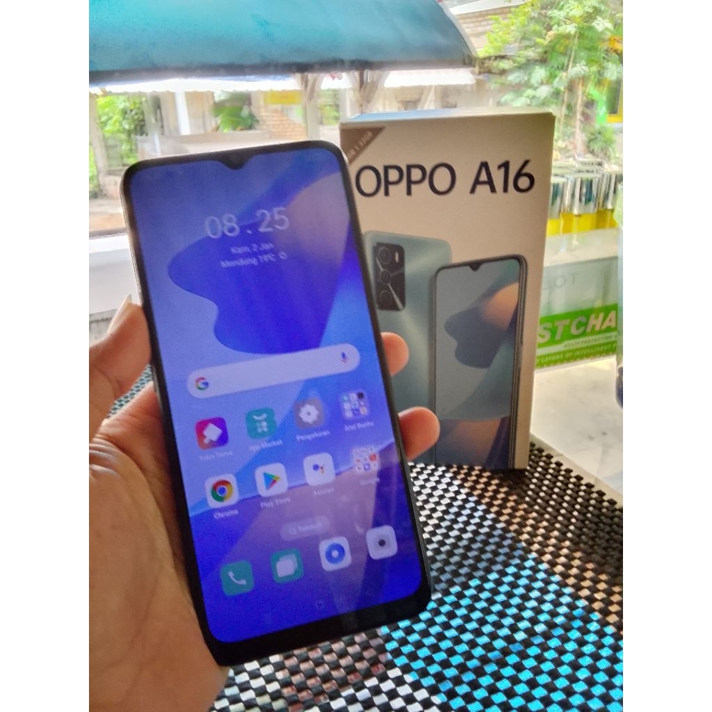 Hp Oppo A16 ram 3/32gb Seconds siapa pakai