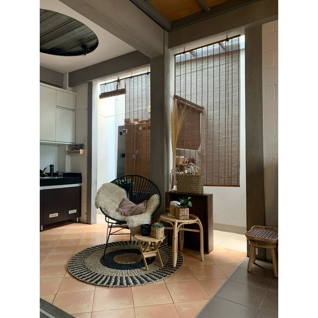 KURSI BENCH CHAIR UNIK INDOOR OUTDOOR KAYU ROTAN BAMBU | TABLEWARE DINNERSET MANGKOK GELAS CANGKIR |