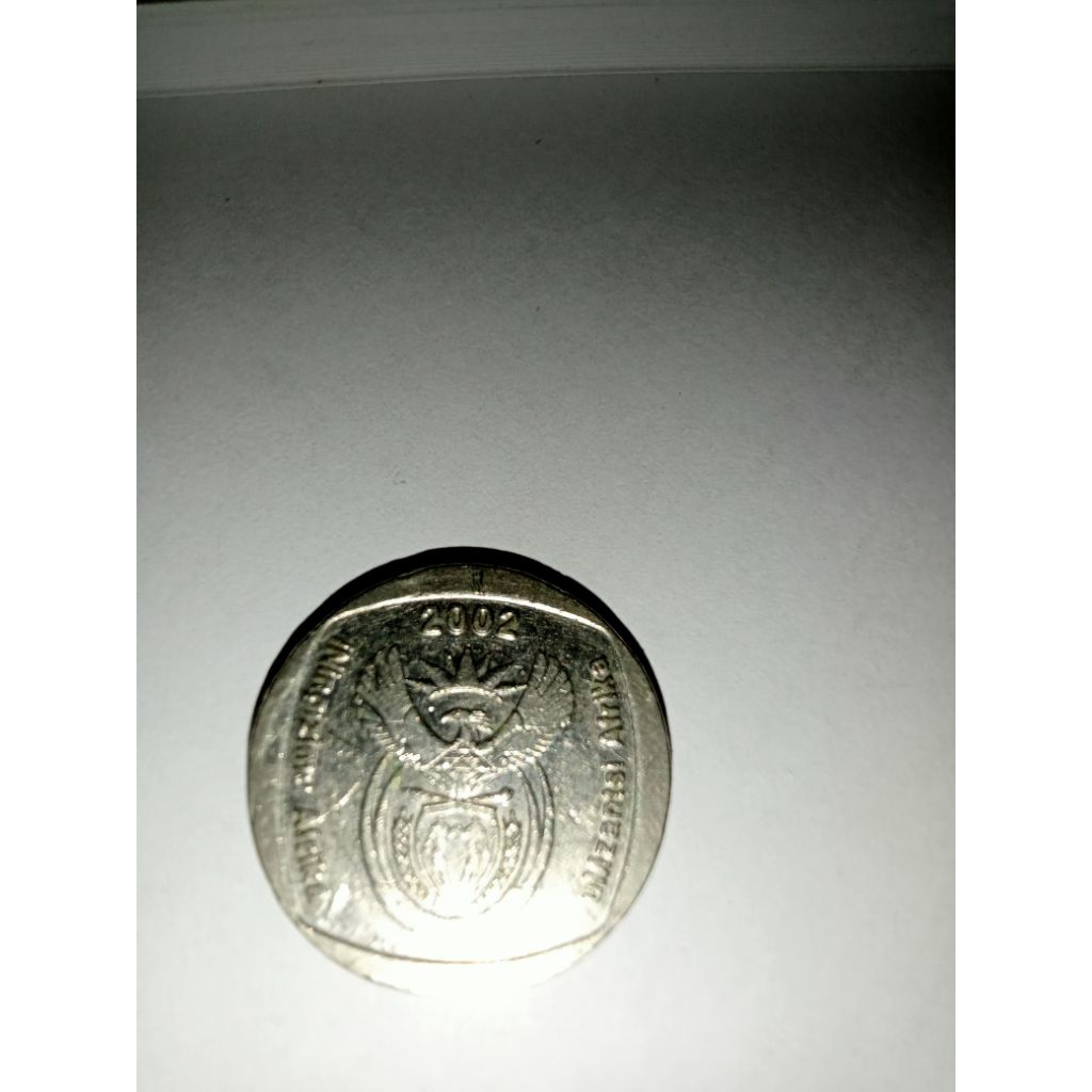 Koin 2 Rand Tahun 2002, Afrika Selatan (ORI)