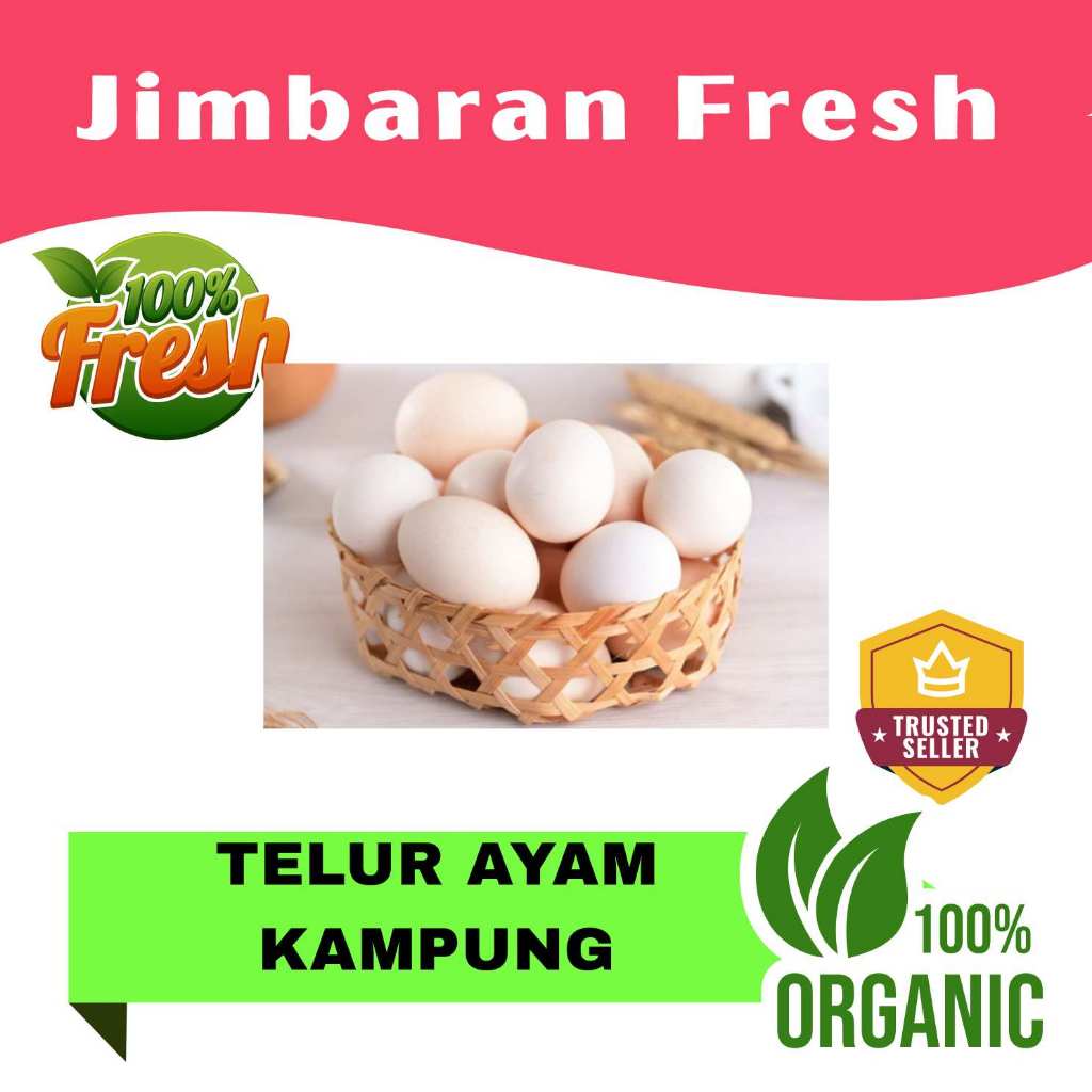 Terlur ayam kampung putih - Jimbaran Fresh Mart