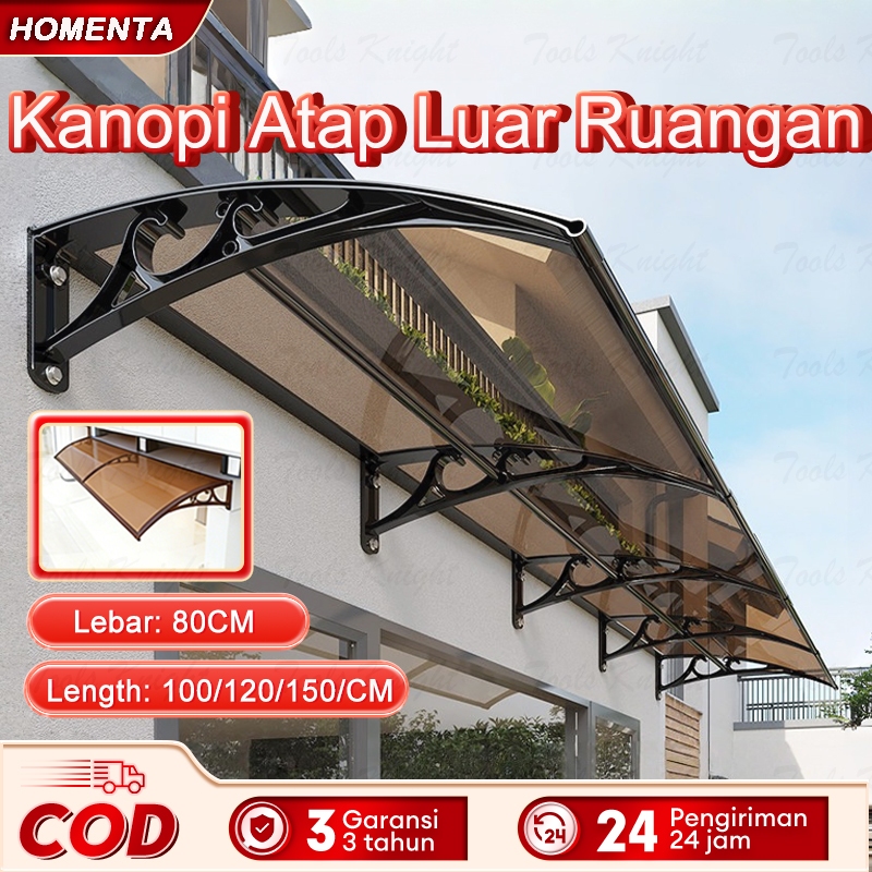 Canopy Kanopi Atap  Transparan Kanopi Rumah Penutup Teras​ Polycarbonate​ Transparan​ kanopi teras r