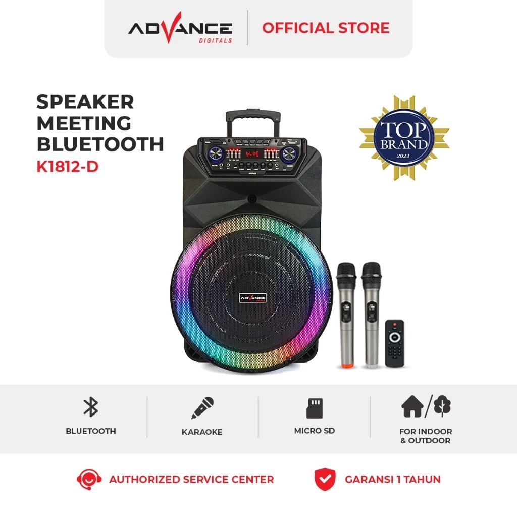 Speaker Aktif Protebel Advance K-1812D