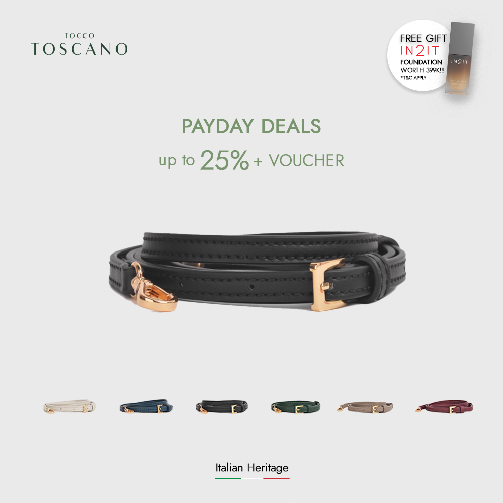 Tocco Toscano - Iduna 10mm Adjustable Bag Strap