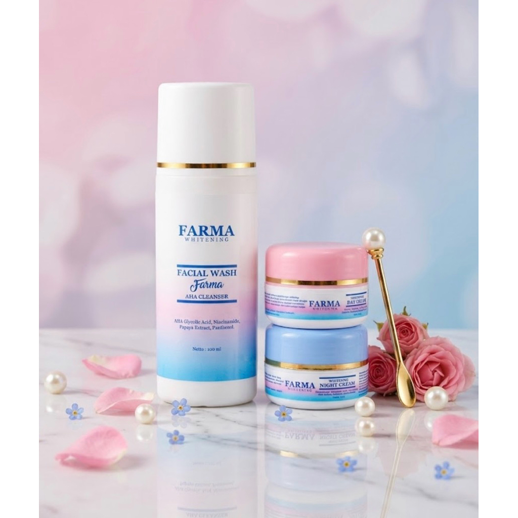 FARMA WDC BPOM whitening Glow mencerahkan wajah