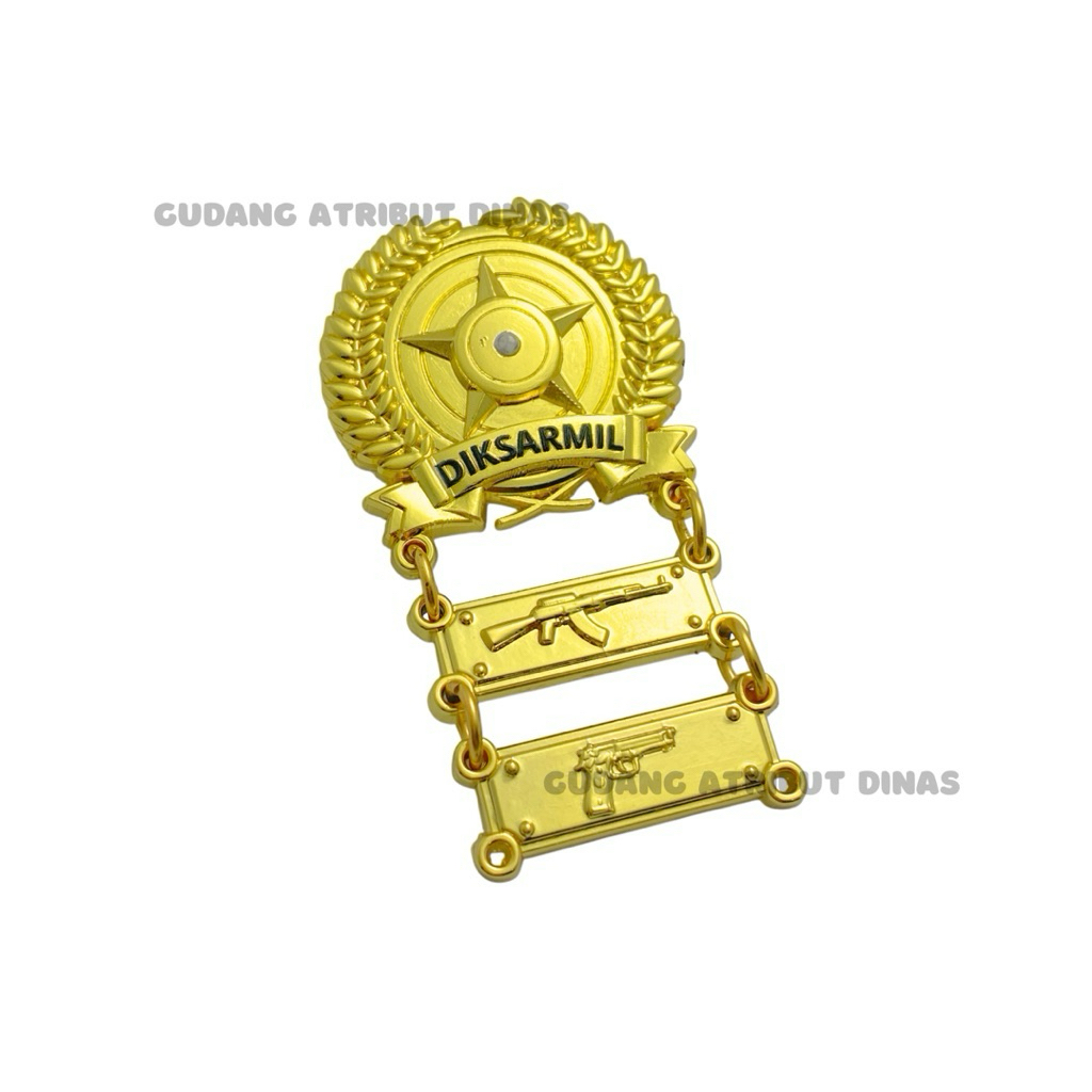 100% LUXURY Pin Diksarmil Unhan RI / Pin Diksarmil Unhan RI Luxury / Pin Menembak Unhan RI / Atribut