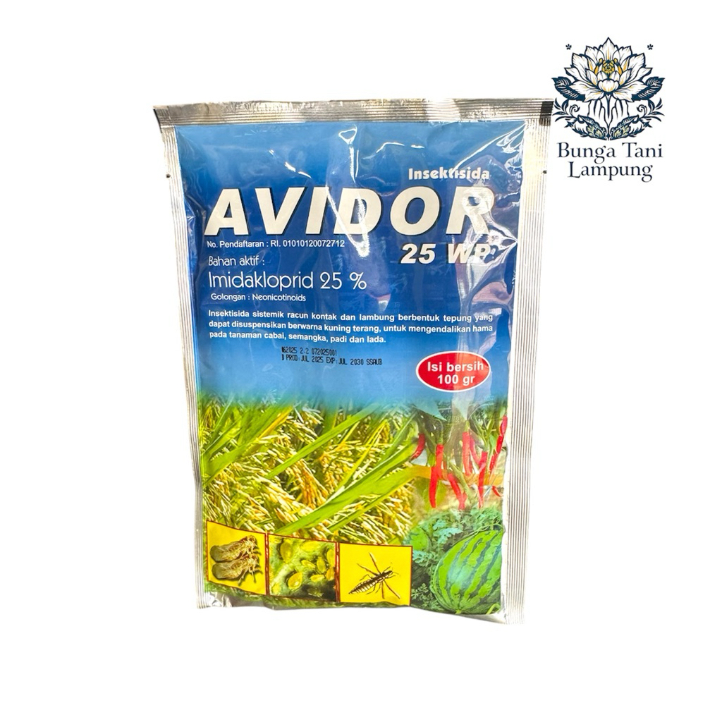 AVIDOR 25 WP 100 gram - Insektisida Untuk Kutu daun Avidor 25 WP