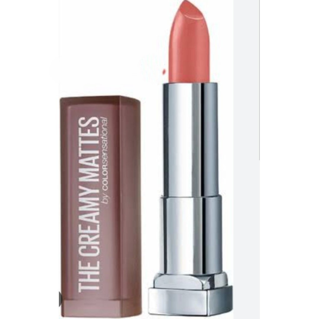 AS Maybelline Color Sensational The Creamy Mattes Matte Lipstick Shade 660 Touch of spice