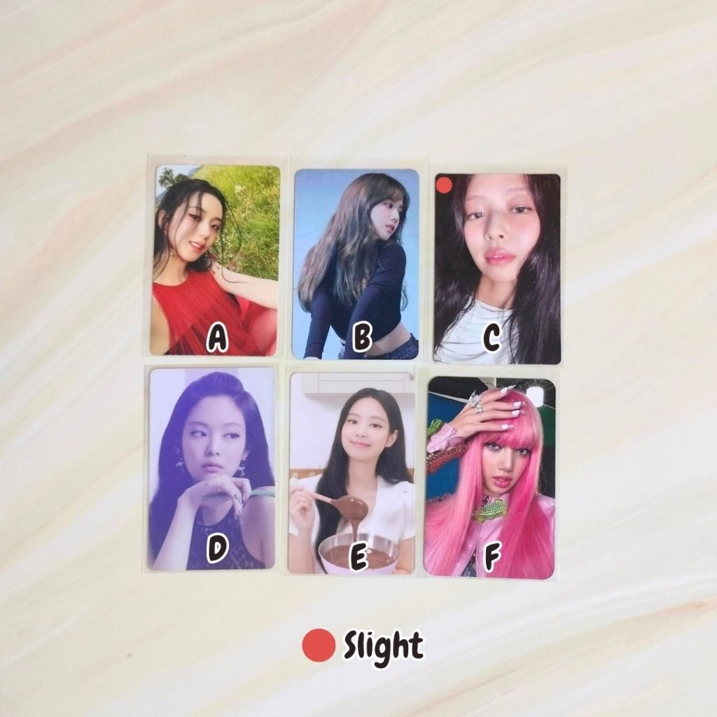 Jennie Jisoo Rose Blackpink Pc Official Photocard flower R ktown pb photobook Decokit 7th anniv cere