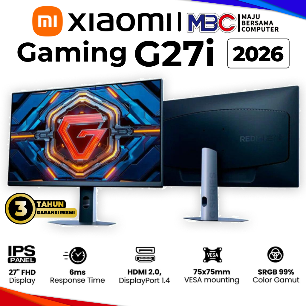 Xiaomi G27i 2026 200Hz 1MS IPS Gaming Monitor - LED Monitor Mi 27 inch 27Inch 27" 27 " ' G 27i G 27 